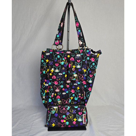 Sanrio Kuromi Tote & Wallet Set 2009 Multi-Color Y2K - Picture 1 of 16